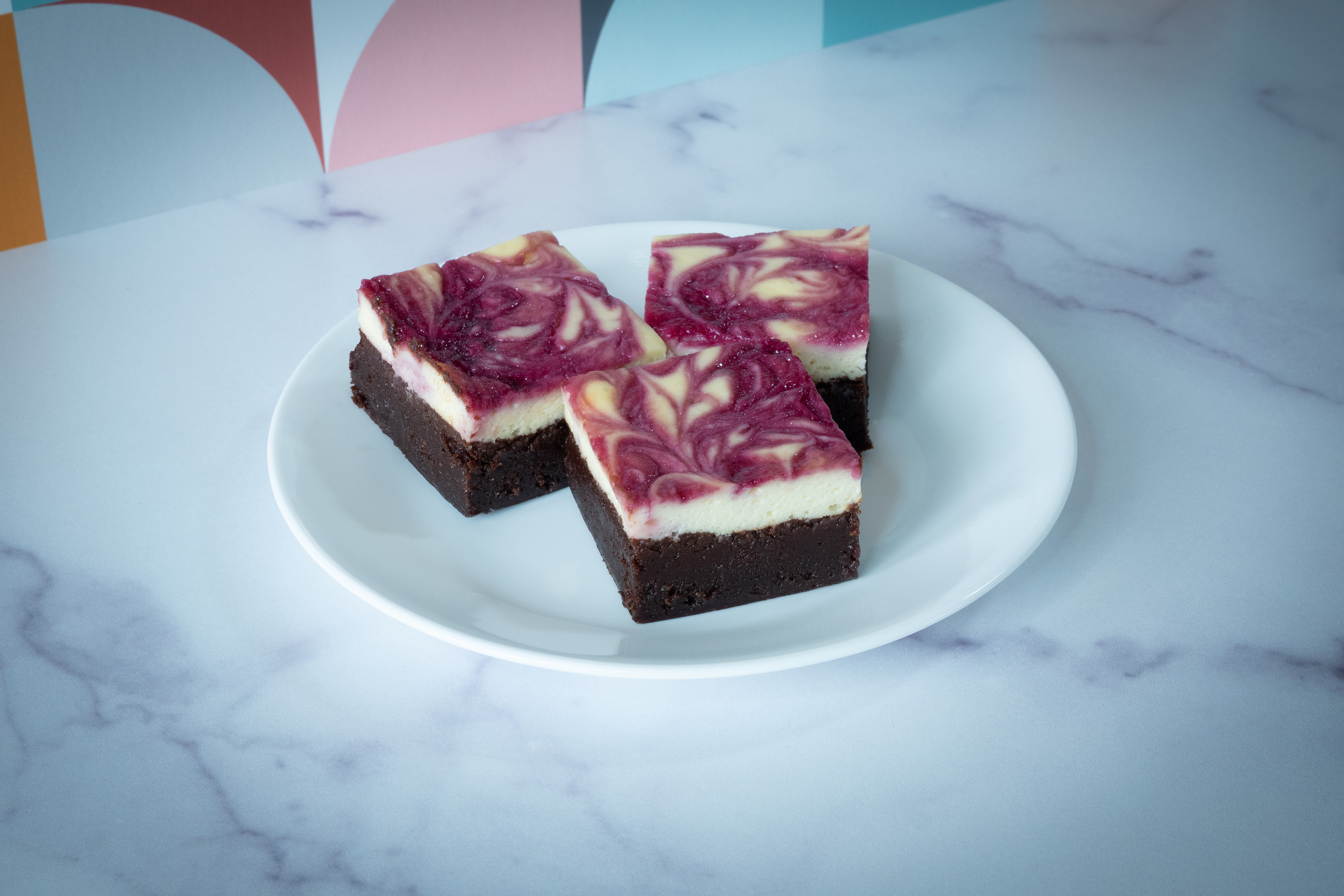 Blackberry Cheesecake Brownies